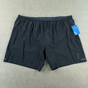 Brooks Men's Sherpa 7" Running Shorts Black 2XL Lightweight Breathable Liner NWT